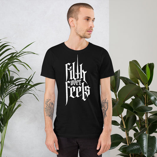 R3ND Filth over Feels 2 sided Unisex T Black