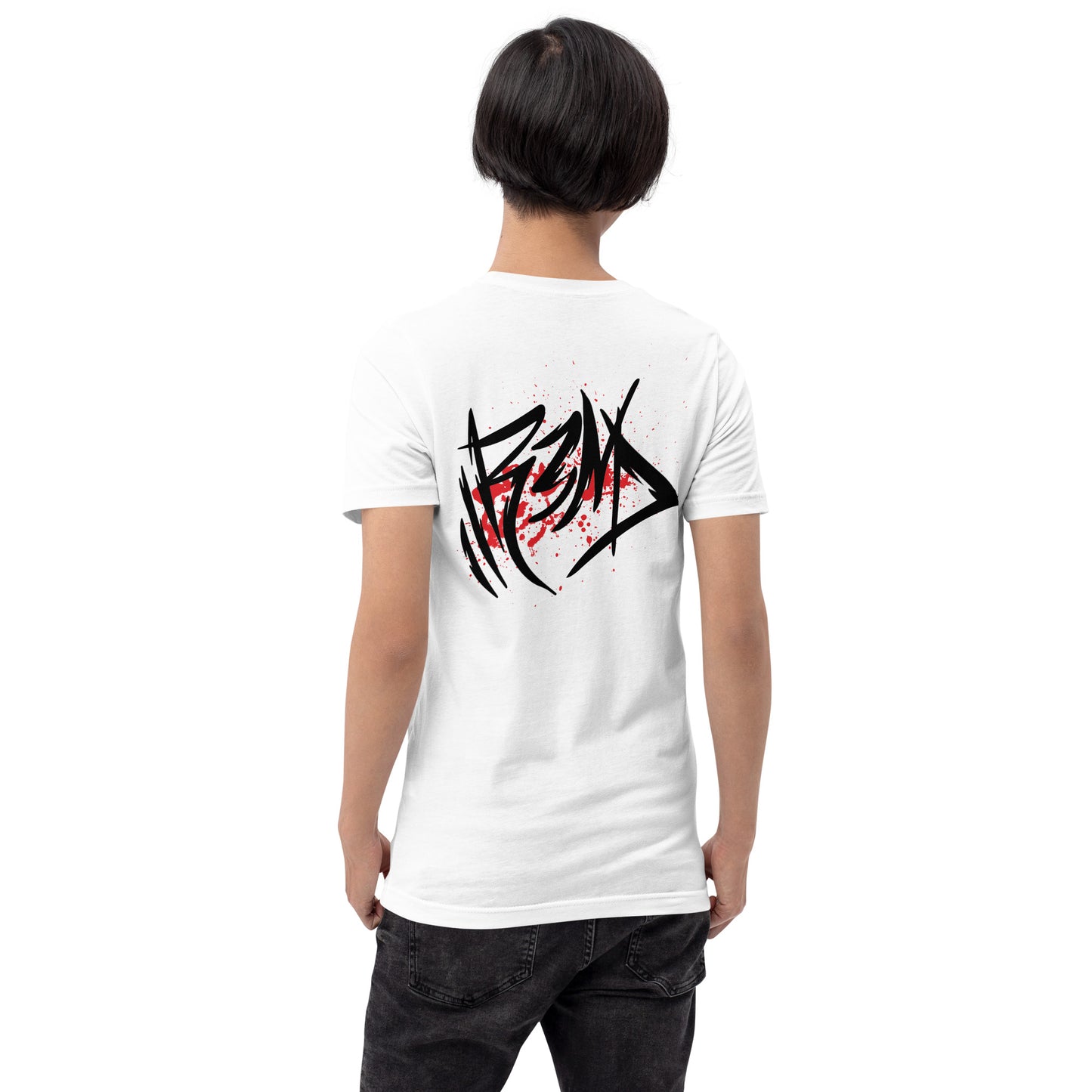 R3ND Filth over Feels 2 sided Unisex T White